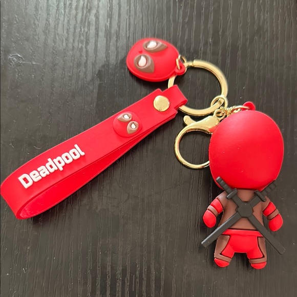 Marvel Deadpool silicone keychain brown - Picture 2 of 2